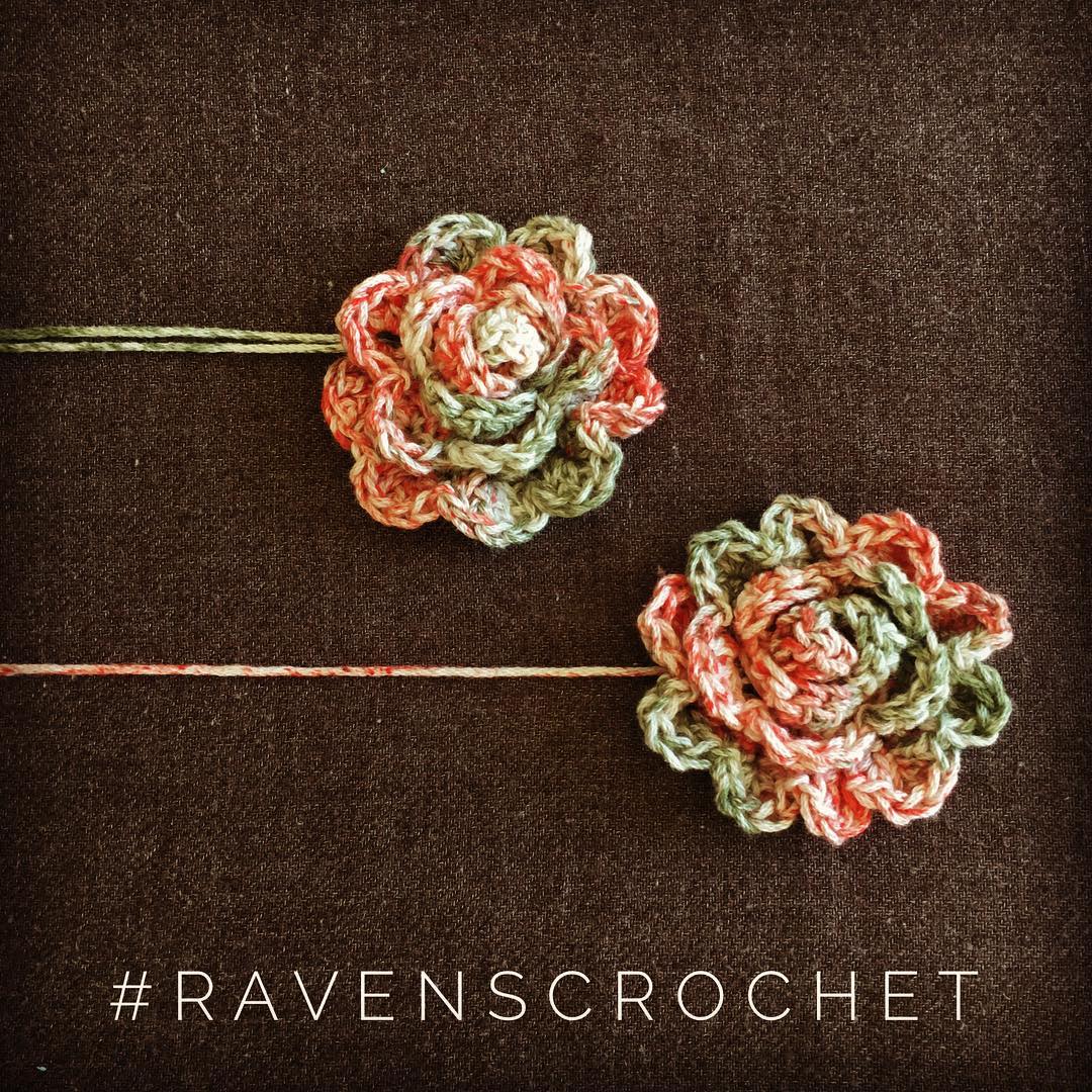 Crocheted flowers