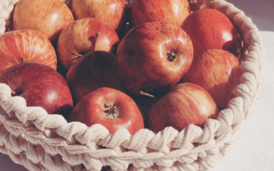 Crocheted Fruit Basket