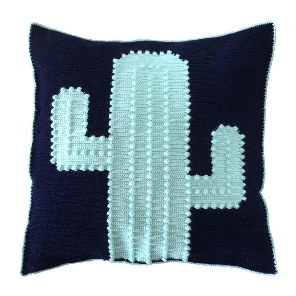 Crocheted Cactus Cushion