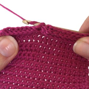 backpost single crochet