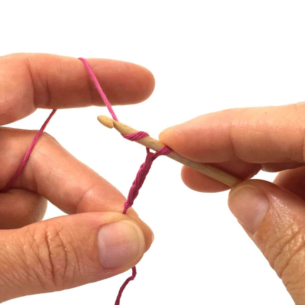 FCDC-1 foundation chain Double crochet