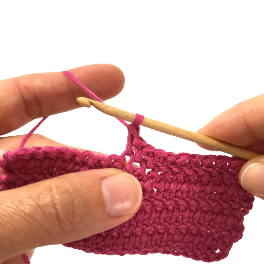 HBDC-4 Herringbone Double crochet