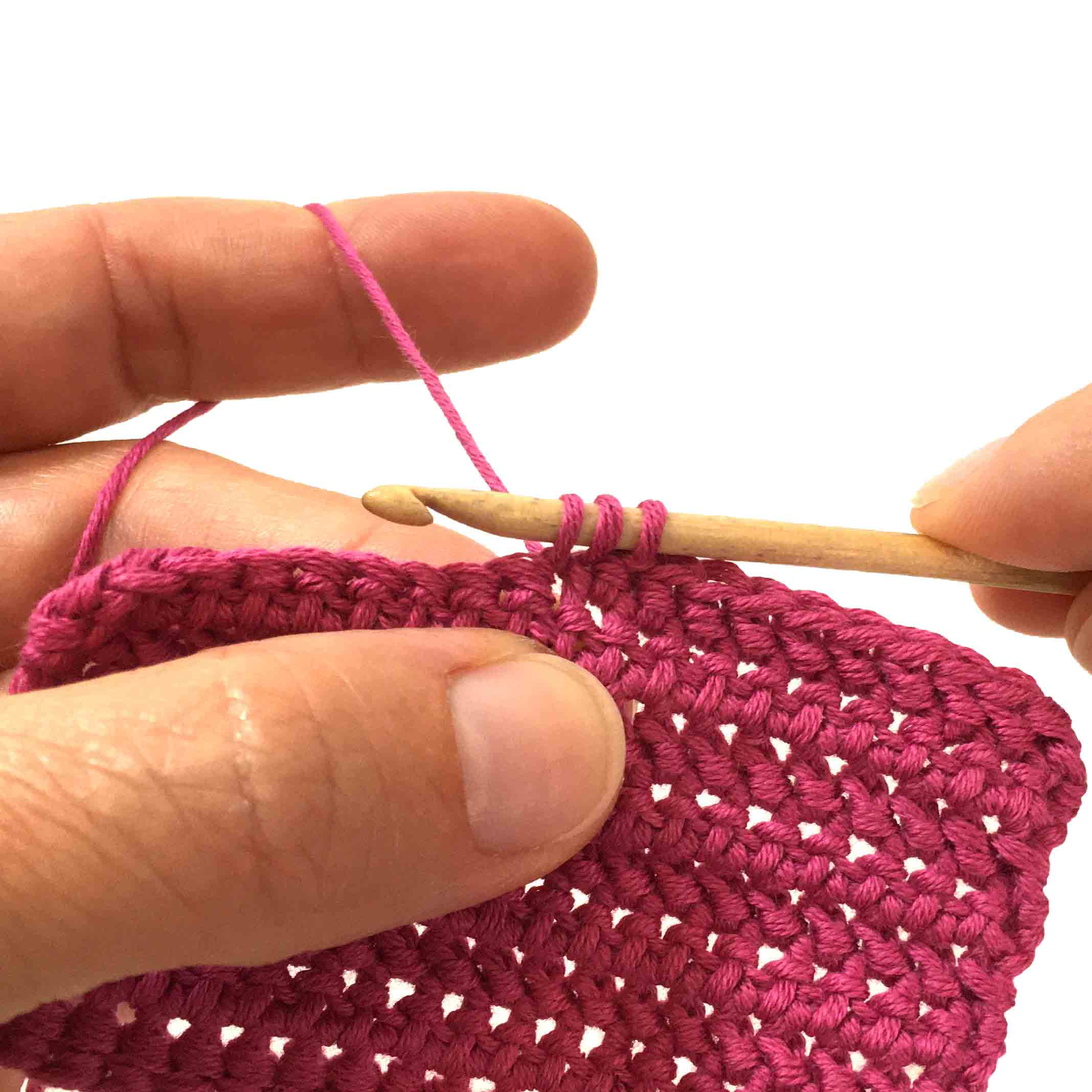 herringbone halfdouble crochet