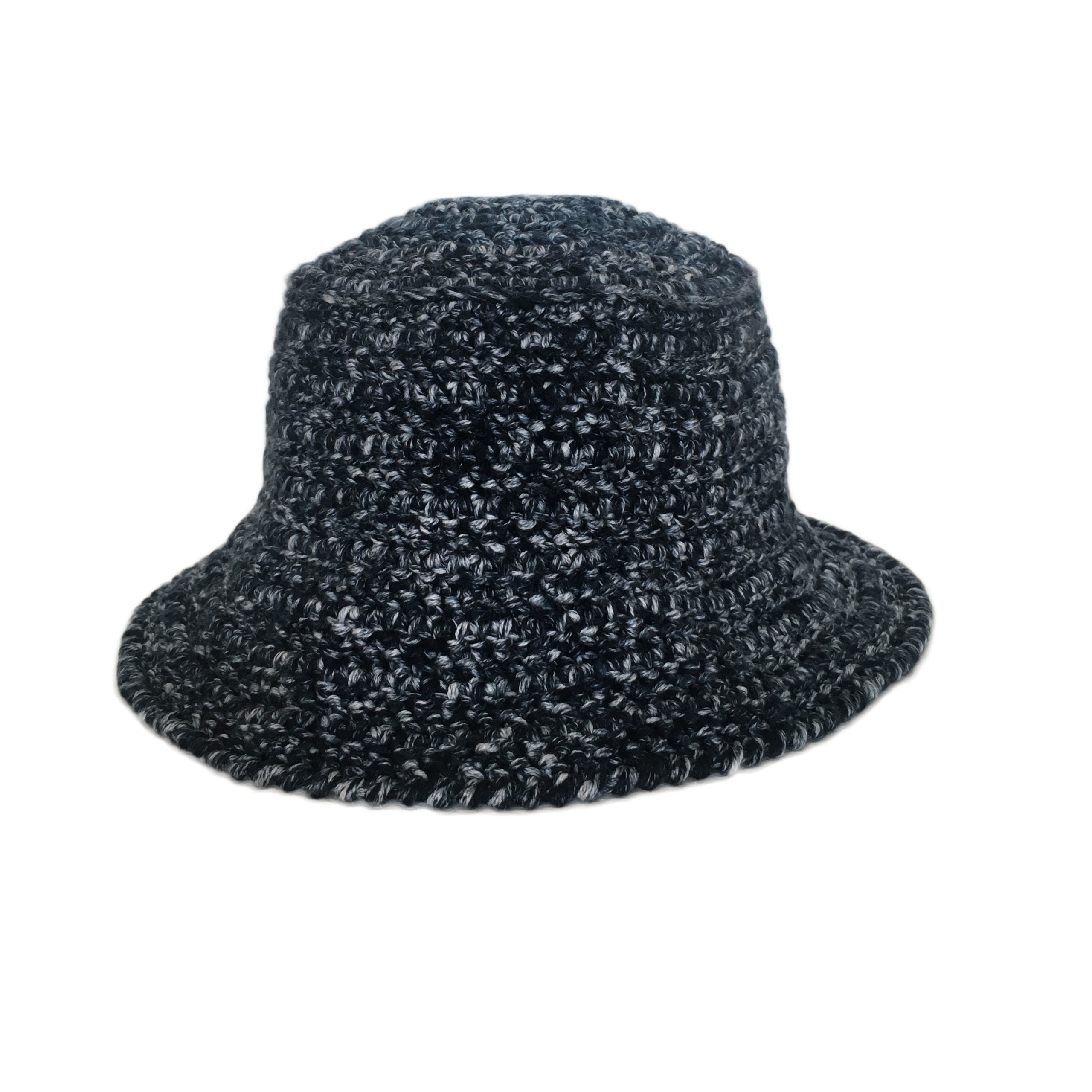 crocheted bucket hat