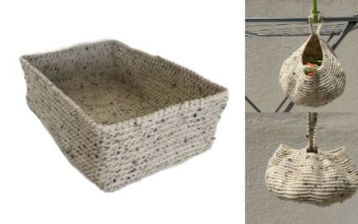 Crocheted Storage Baskets