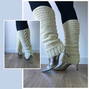 crocheted_chunky_legwarmers Crocheted Chunky Legwarmers