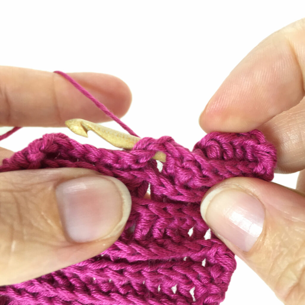 BPDC backpost double crochet