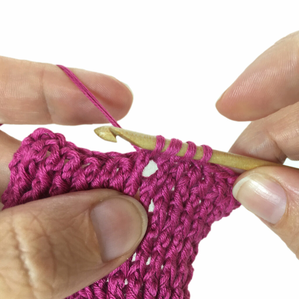 Foundation Chain Halfdouble Crochet