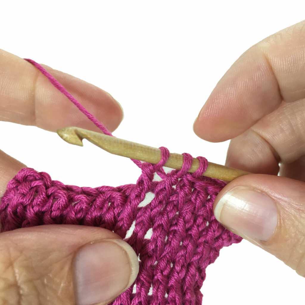 Foundation Chain Halfdouble Crochet