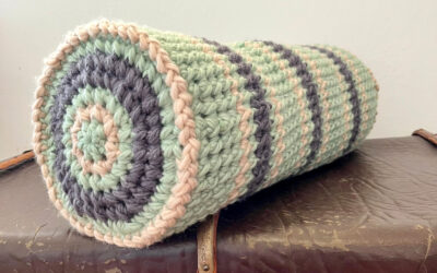 Crocheted Bolster Cushion