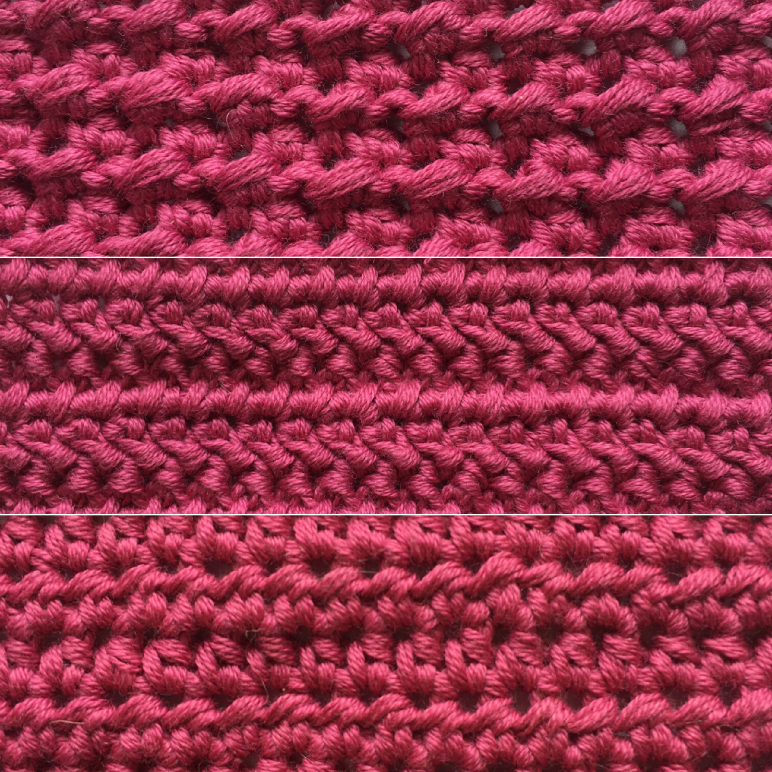 crochet stitches